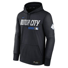 Detroit Tigers City Connect 2026 MLB Authentic Therma Hoodie Navy Fashion