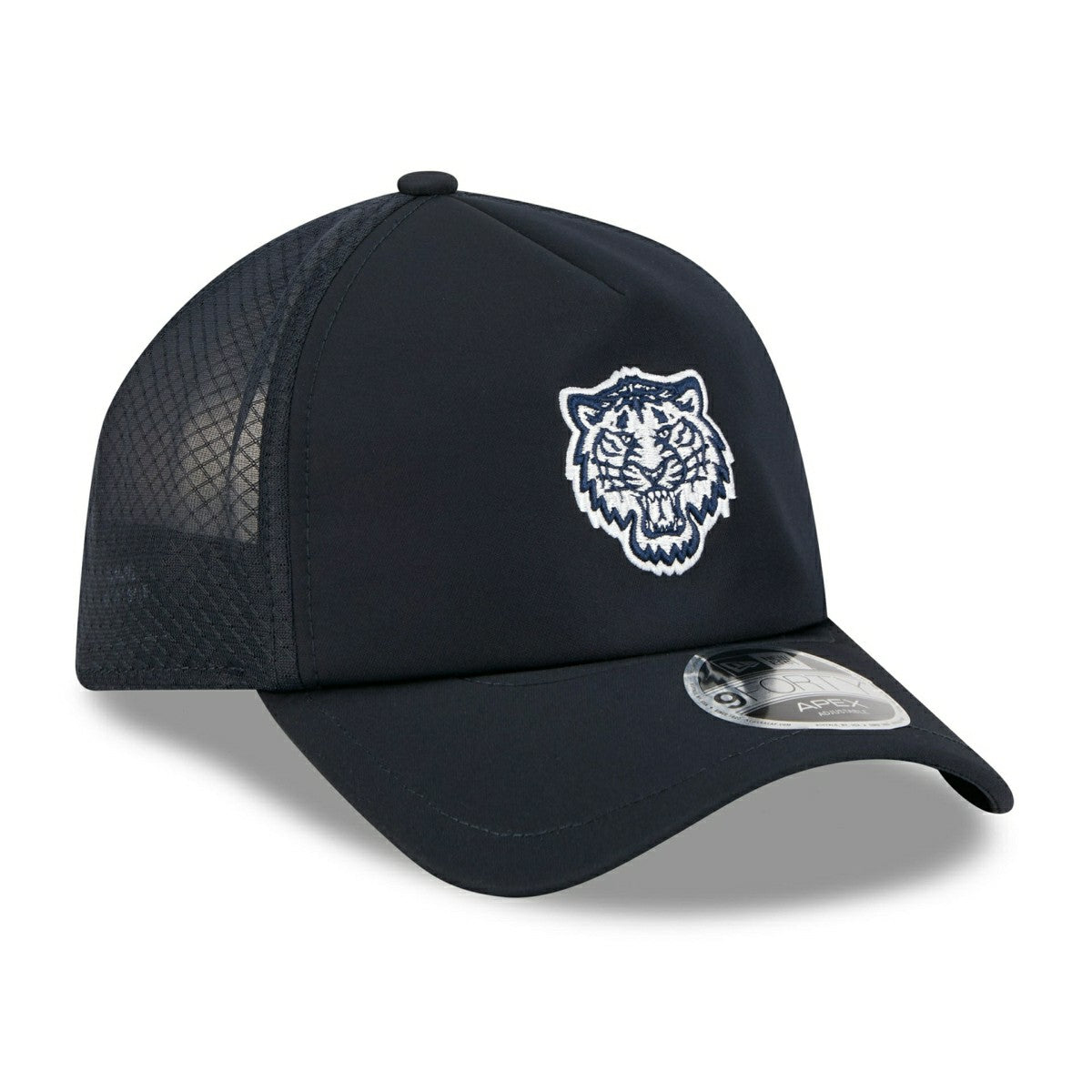 Detroit Tigers 2026 MLB Batting Practice 9FORTY APEX Trucker Cap Navy Taass sale