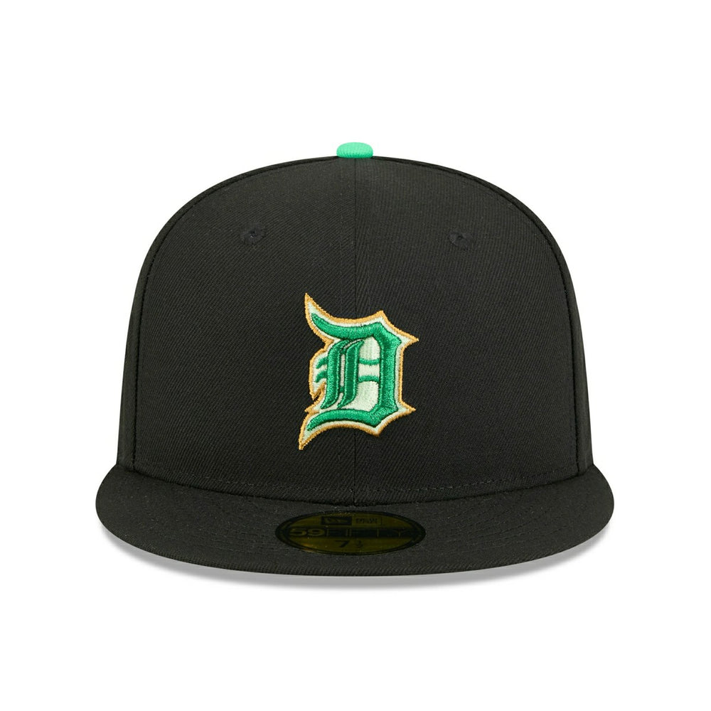 Detroit Tigers 2026 St. Patrick's Day MLB Authentic 59FIFTY Cap Black Taass sale