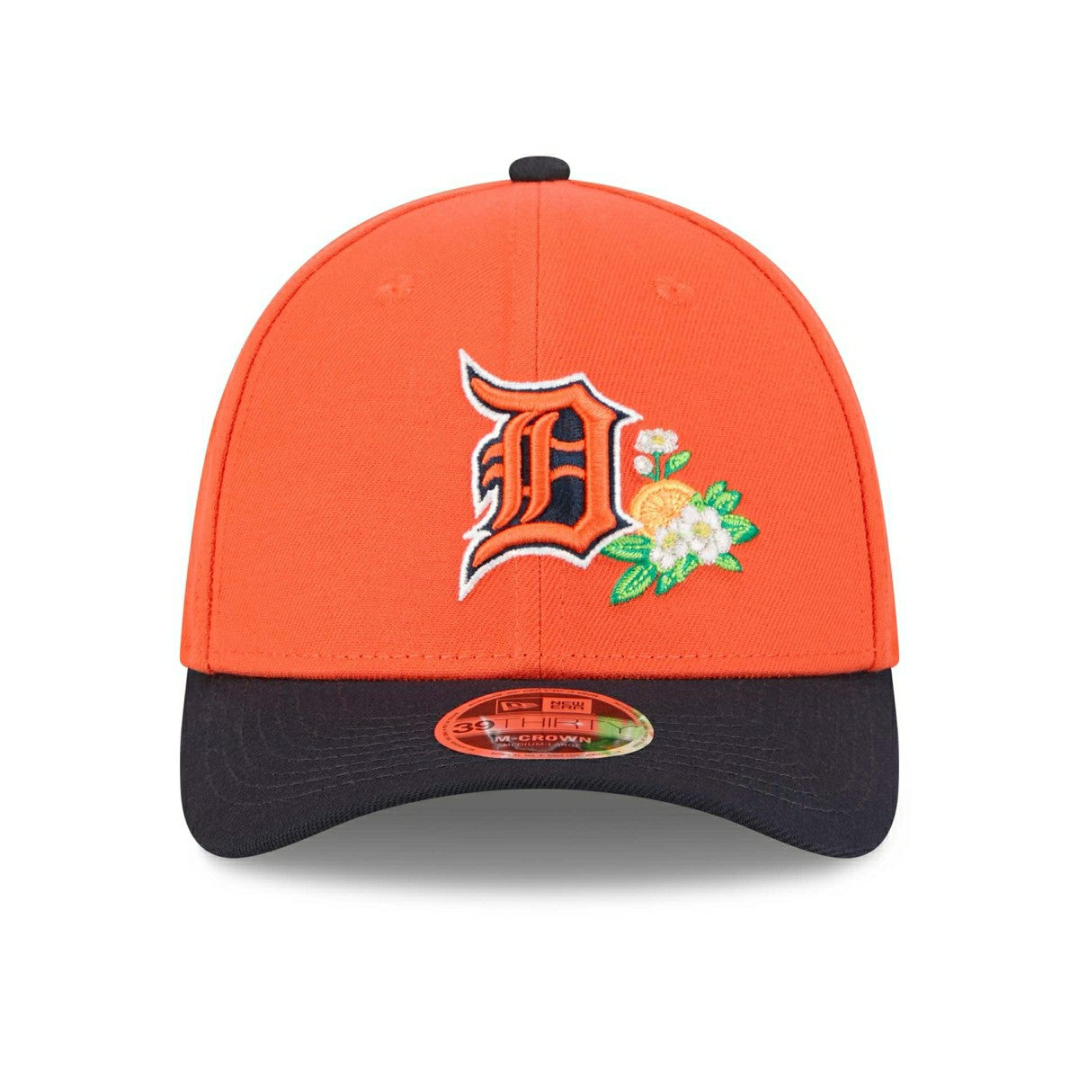 Detroit Tigers 2026 MLB Spring Training 39THIRTY M-Crown Flex Cap Orange Lifestyle