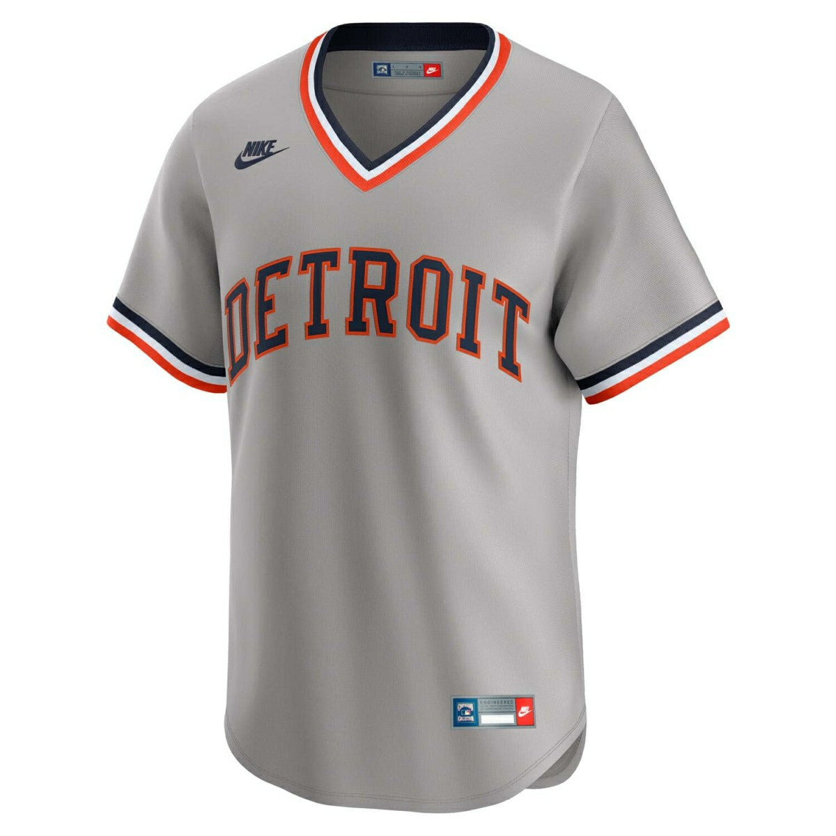 Detroit Tigers Cooperstown Nike Limited MLB Jersey Gray Classic