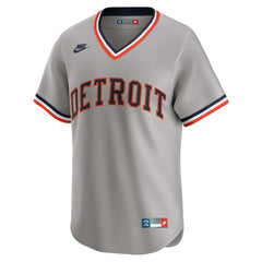 Detroit Tigers Cooperstown Nike Limited MLB Jersey Gray Classic