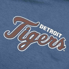 Detroit Tigers Backer '47 Burnside MLB Hoodie Timber Blue Taass US