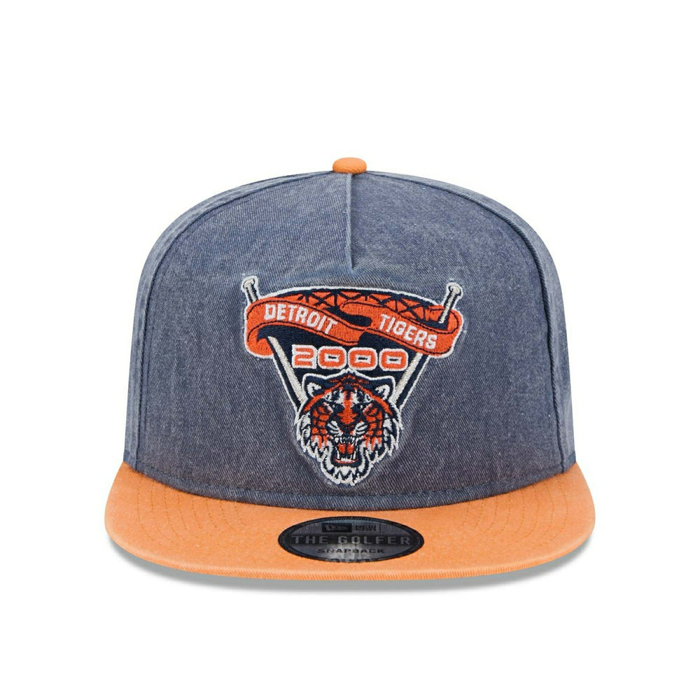 Detroit Tigers 2000 Stadium Pigment Dyed New Era Golfer Snapback MLB Cap Fashion