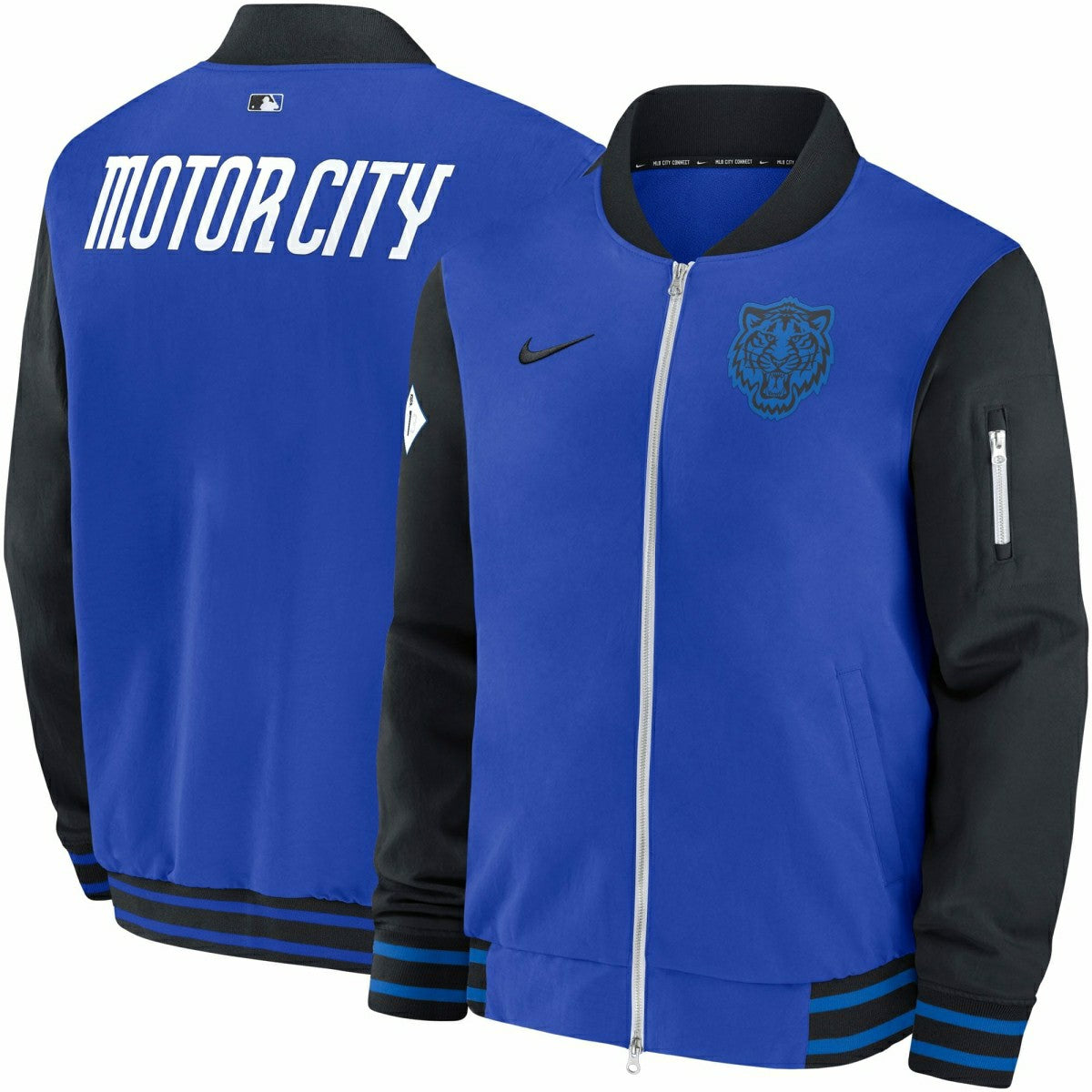 Detroit Tigers 2024 City Connect MLB Authentic Nike Bomber Jacket Taass sale