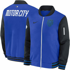 Detroit Tigers 2024 City Connect MLB Authentic Nike Bomber Jacket Taass sale