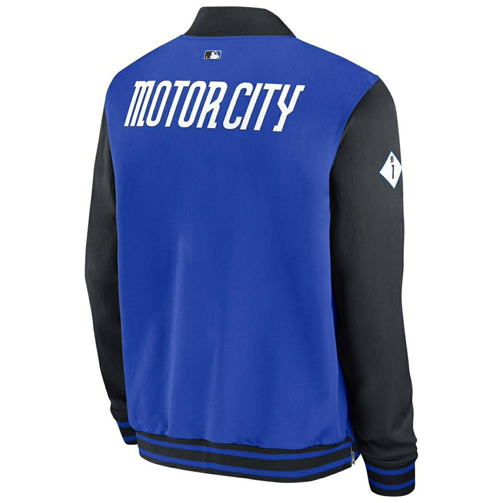 Detroit Tigers 2024 City Connect MLB Authentic Nike Bomber Jacket Taass sale