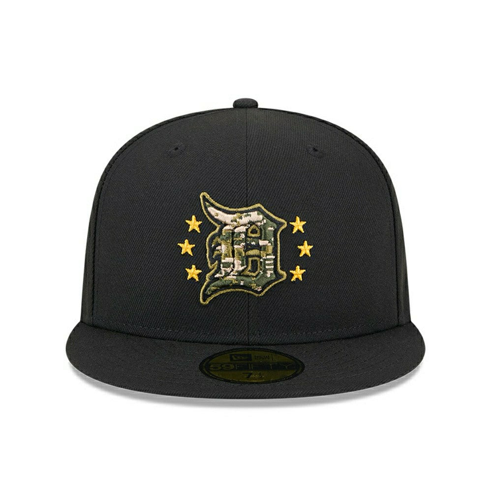 Detroit Tigers 2024 MLB Authentic Armed Forces New Era 59FIFTY Fitted Cap Classic