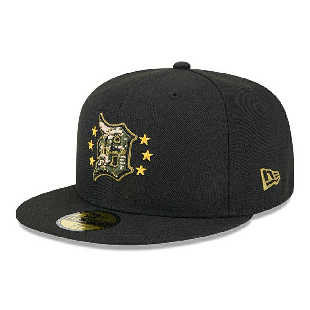Detroit Tigers 2024 MLB Authentic Armed Forces New Era 59FIFTY Fitted Cap Classic