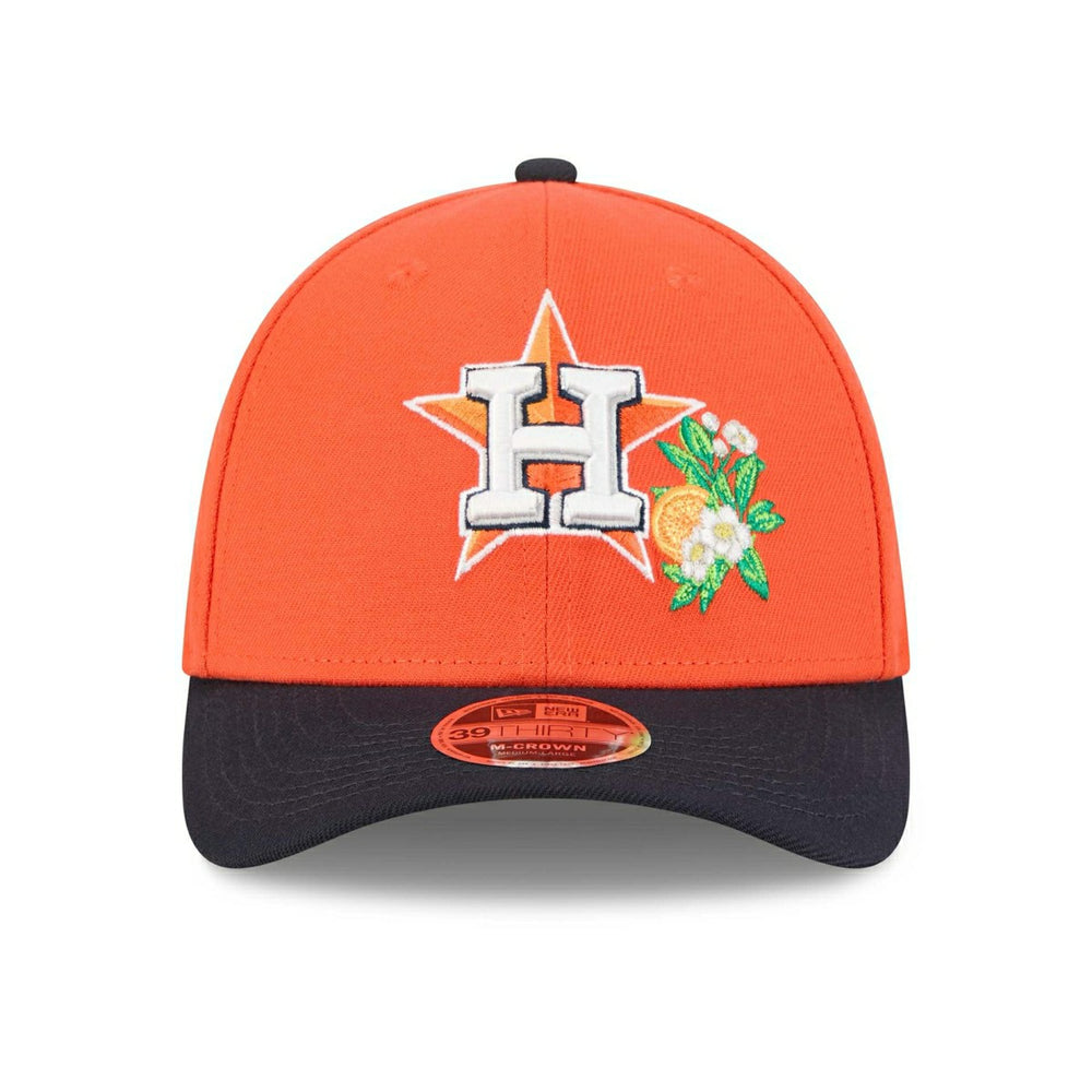 Houston Astros 2026 MLB Spring Training 39THIRTY M-Crown Flex Cap Orange Taass for sale