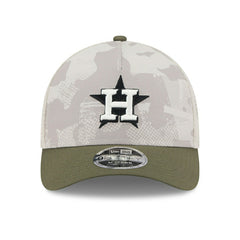Houston Astros 2025 MLB Armed Forces 9FORTY M-Crown A-Frame Snapback Cap Taass US