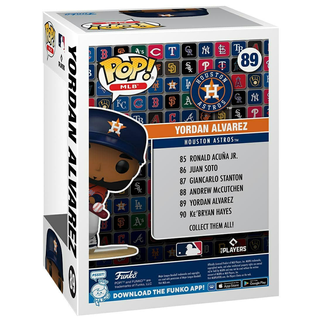 Funko POP! #89 Yordan Alvarez Houston Astros Vinyl MLB Figure Classic