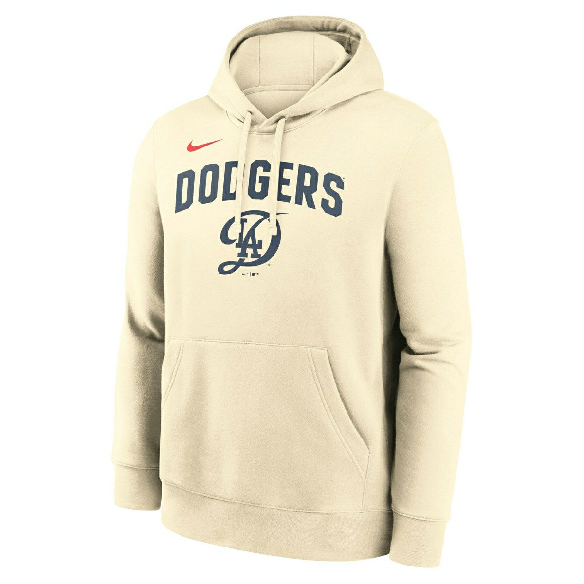 Los Angeles Dodgers City Connect Club MLB Hoodie Cream Fashion