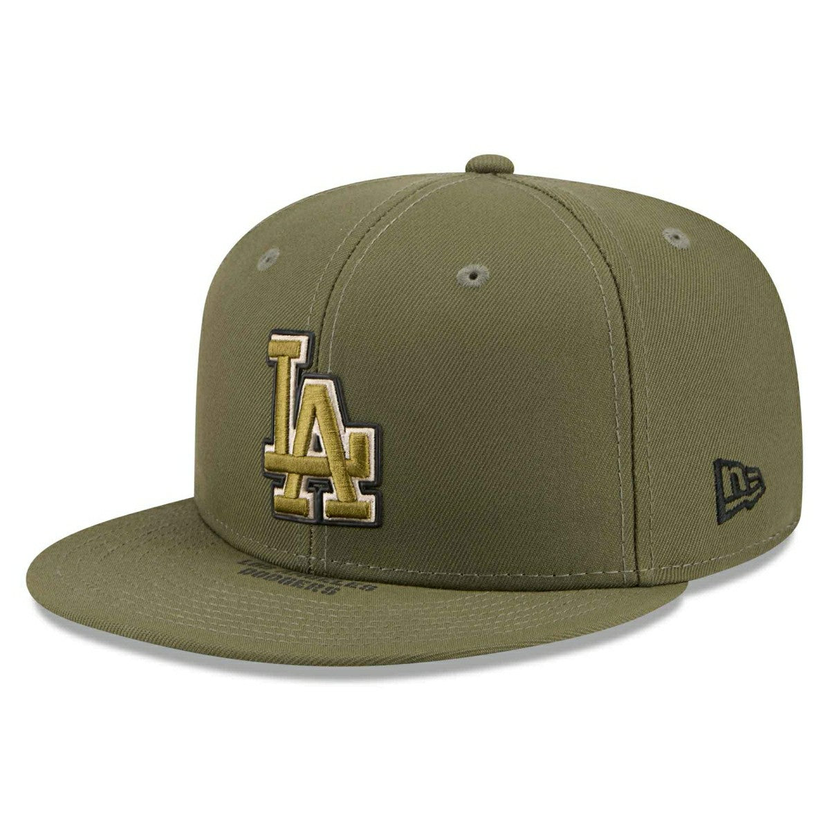 Los Angeles Dodgers 2026 MLB Armed Forces Authentic 59FIFTY Fitted Cap Olive Fashion