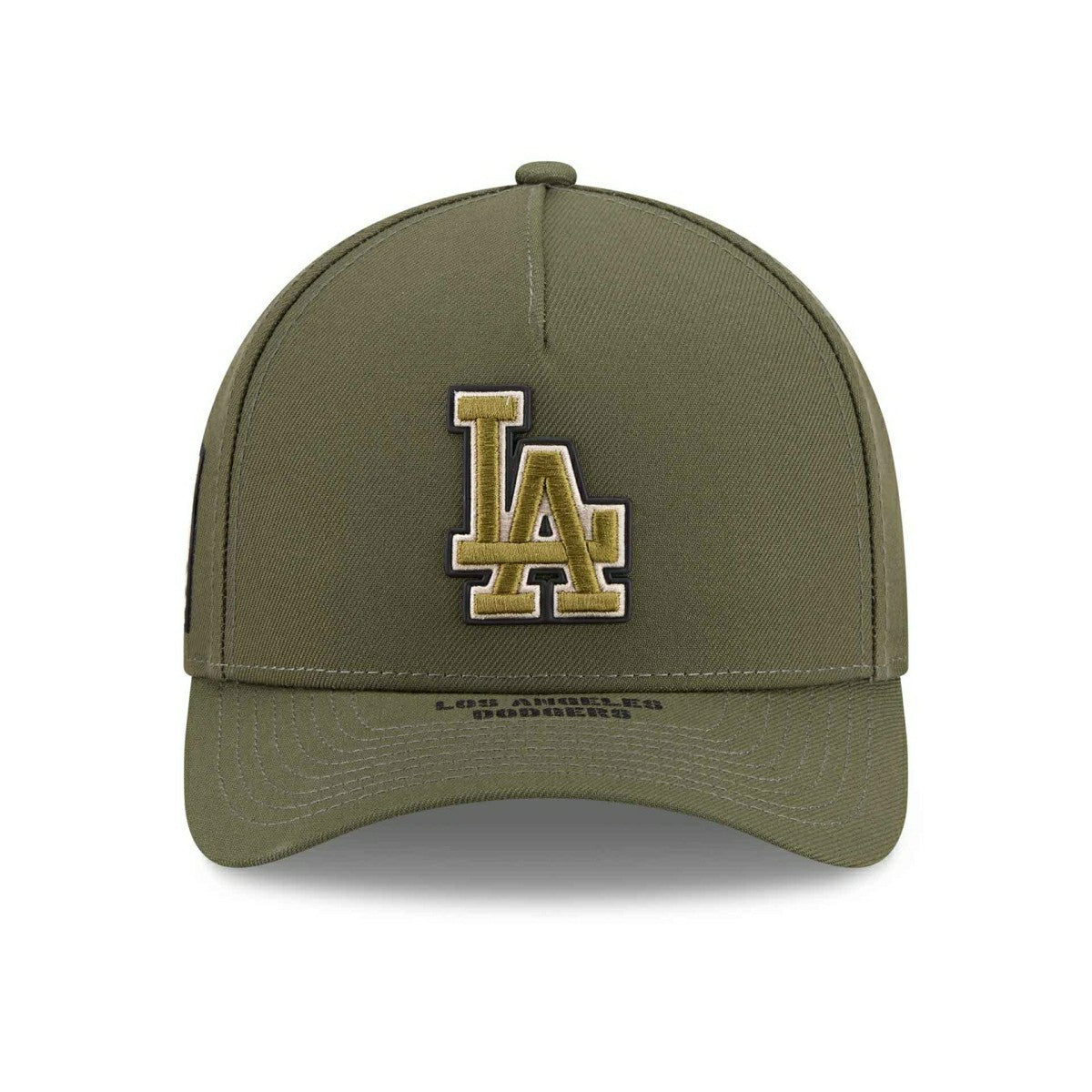 Los Angeles Dodgers 2026 MLB Armed Forces 9FORTY M-Crown A-Frame Adjustable Cap Olive Taass sale