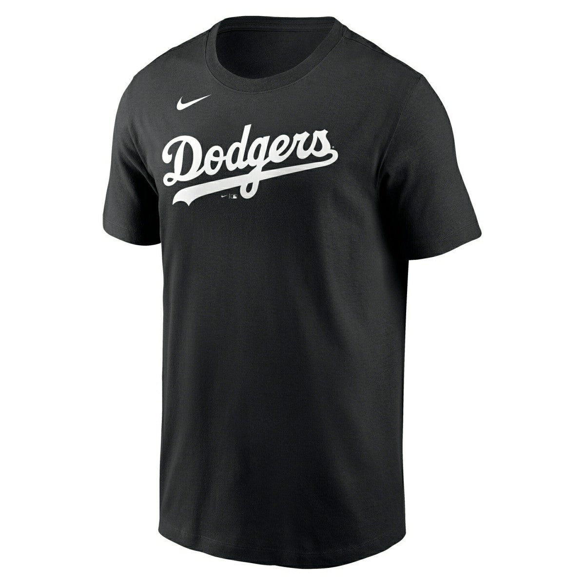 Los Angeles Dodgers Cotton Wordmark MLB T-Shirt Black Taass for sale