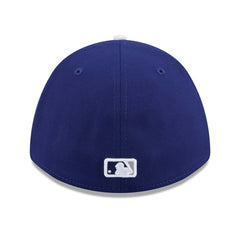 Brooklyn Dodgers 2026 Jackie Robinson Day 39THIRTY M-Crown Flex Cap Blue Lifestyle