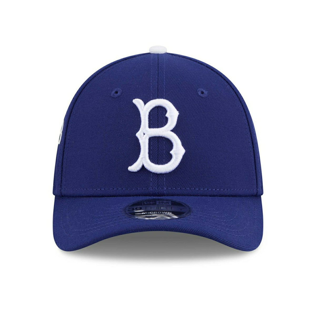 Brooklyn Dodgers 2026 Jackie Robinson Day 39THIRTY M-Crown Flex Cap Blue Lifestyle