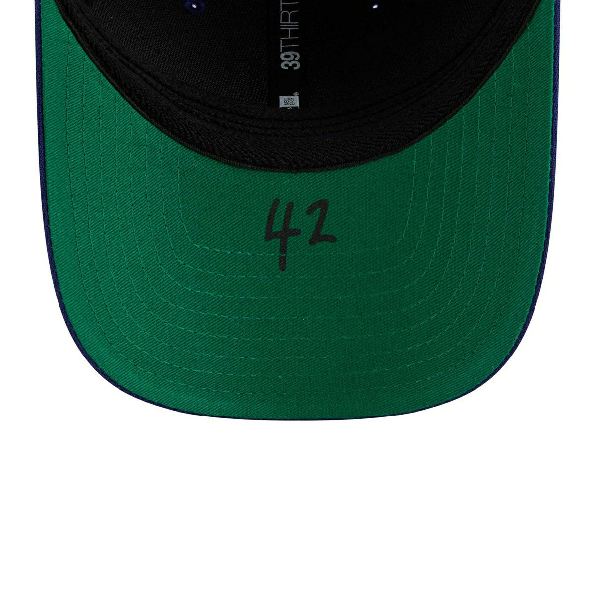 Brooklyn Dodgers 2026 Jackie Robinson Day 39THIRTY M-Crown Flex Cap Blue Lifestyle