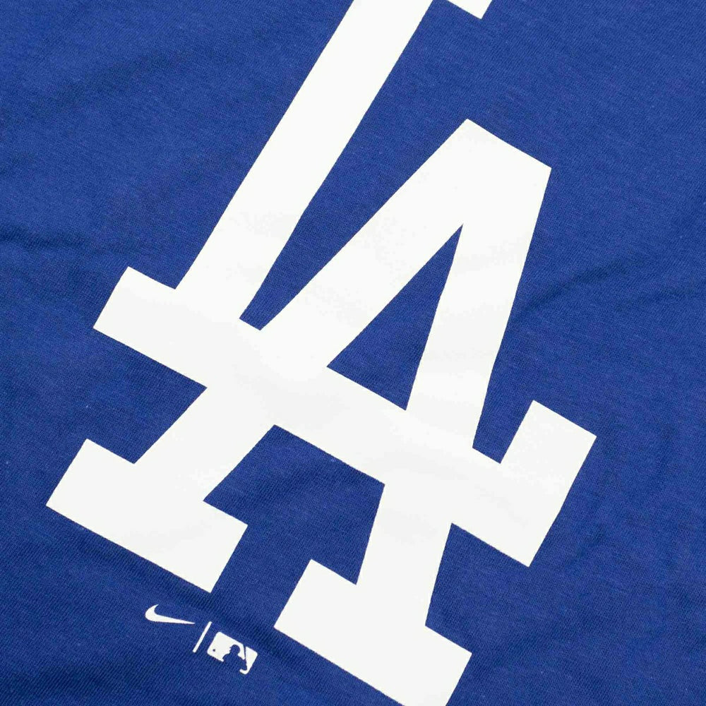 Los Angeles Dodgers Large Logo MLB T-Shirt Blue Lifestyle