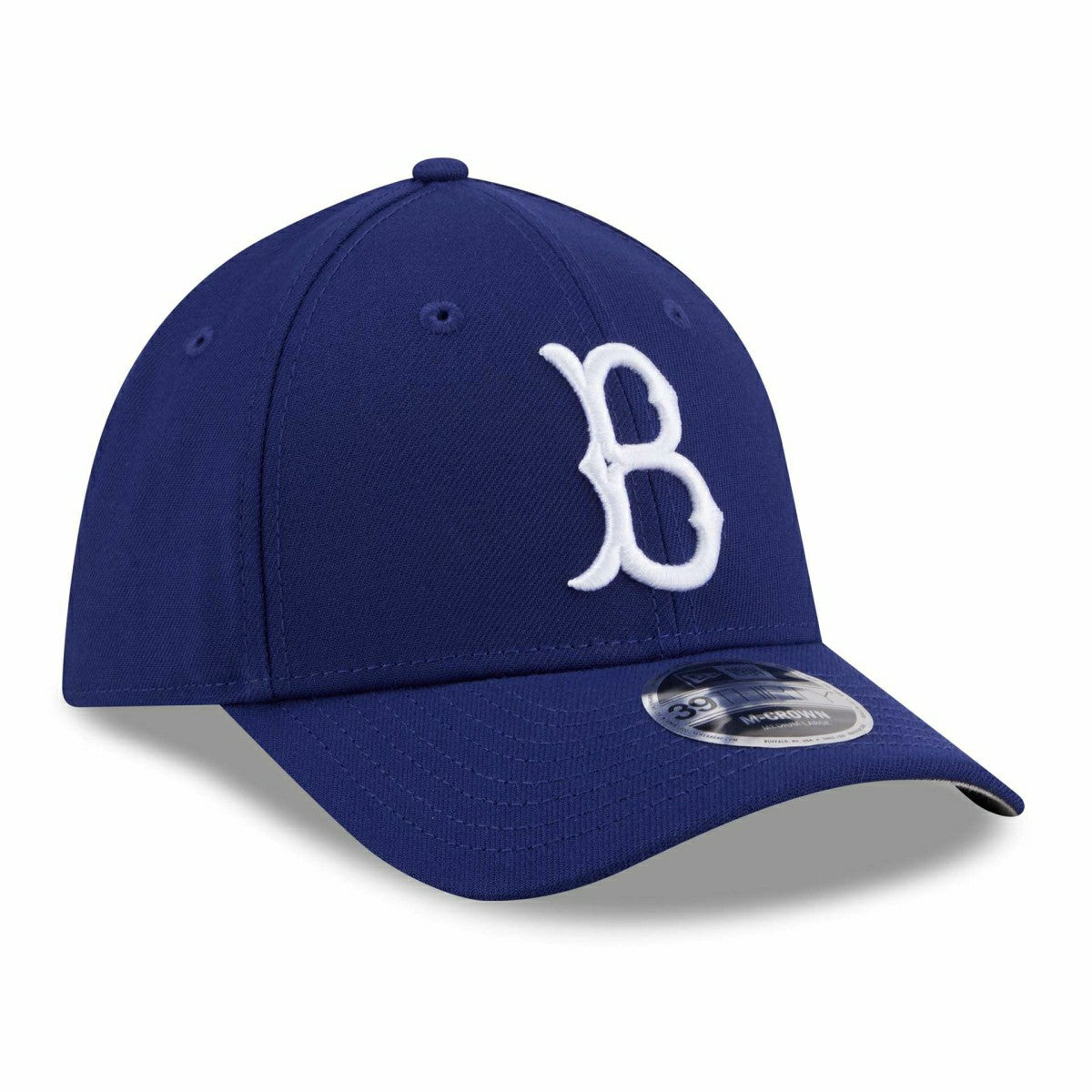 Brooklyn Dodgers MLB Cooperstown Team Logo 39THIRTY M-Crown Flex Cap Blue Taass US