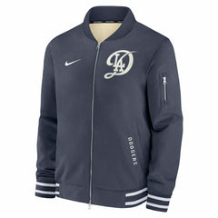 Los Angeles Dodgers City Connect 2026 MLB Authentic Dugout Bomber Jacket Navy Taass US