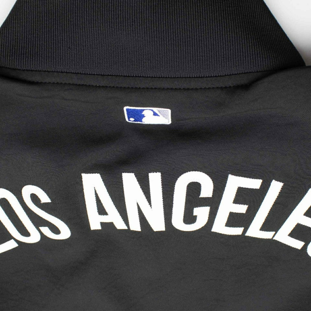 Los Angeles Dodgers 2026 MLB Authentic Dugout Bomber Jacket Black Taass sale
