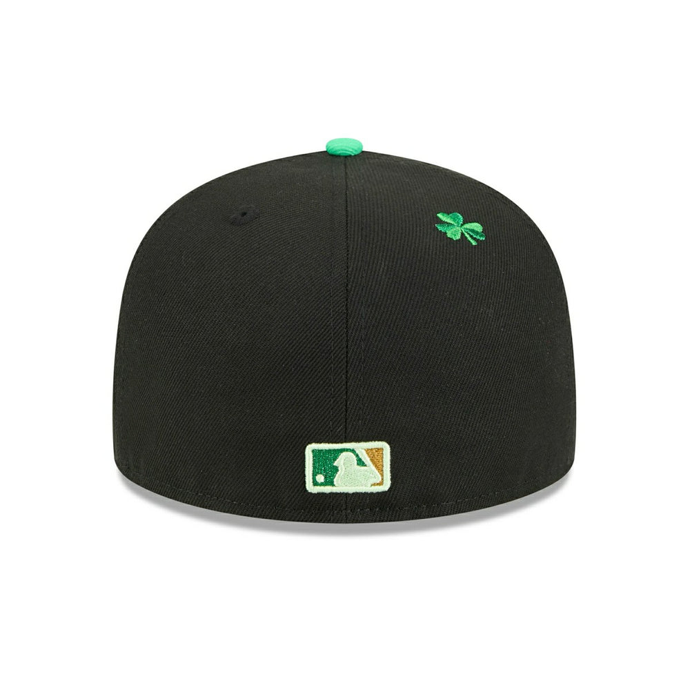 Los Angeles Dodgers 2026 St. Patrick's Day MLB Authentic 59FIFTY Cap Black Taass for sale