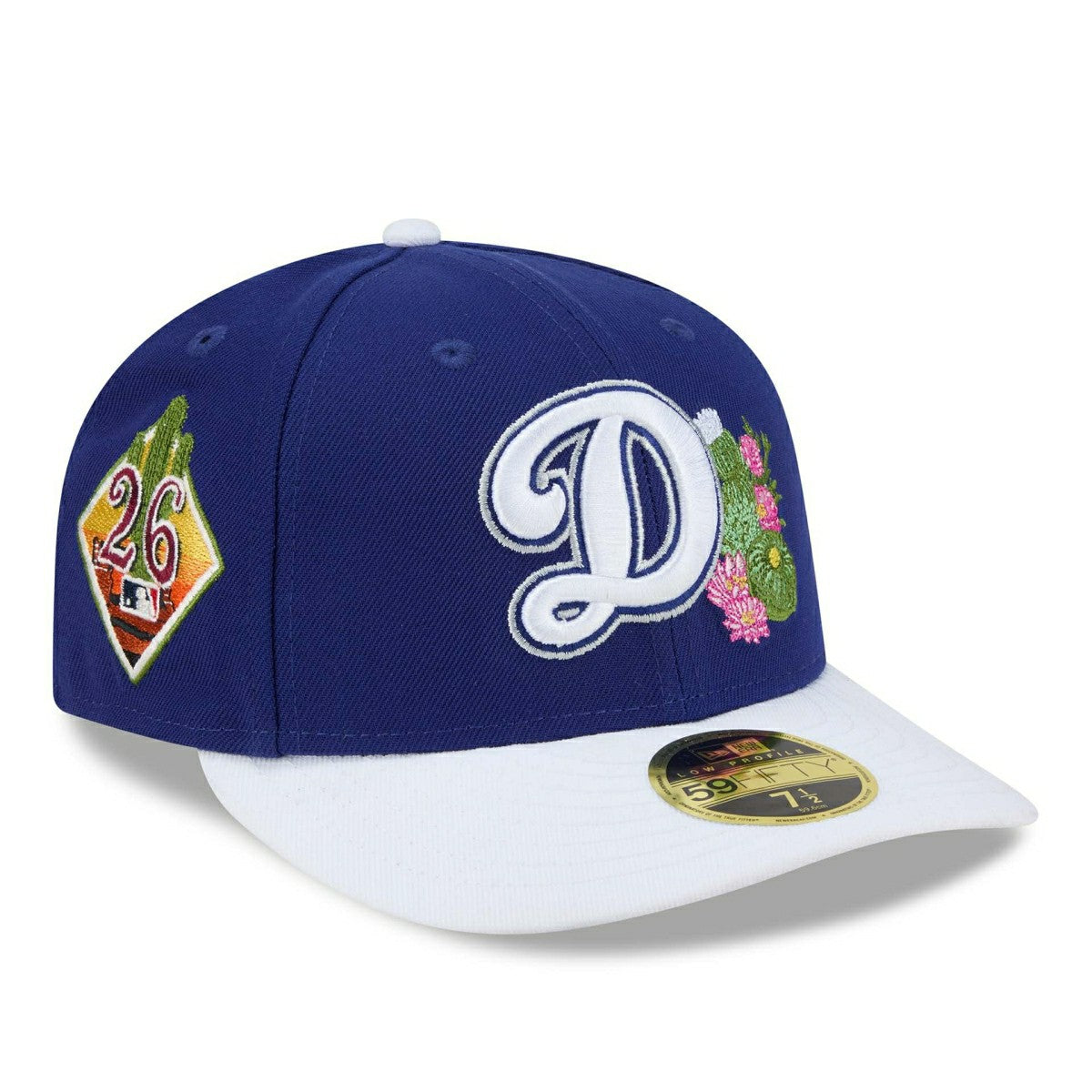 Los Angeles Dodgers 2026 MLB Authentic Spring Training 59FIFTY Low Profile Cap Blue Fashion