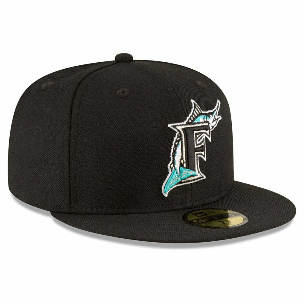 Florida Marlins 1997 World Series Cooperstown 59FIFTY Fitted MLB Cap Black Classic