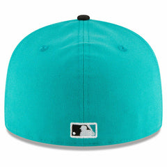 Florida Marlins 1997 World Series Cooperstown 59FIFTY Fitted MLB Cap Teal Fashion