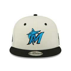 Miami Marlins Mascot Pin 9FIFTY Snapback Cap Classic