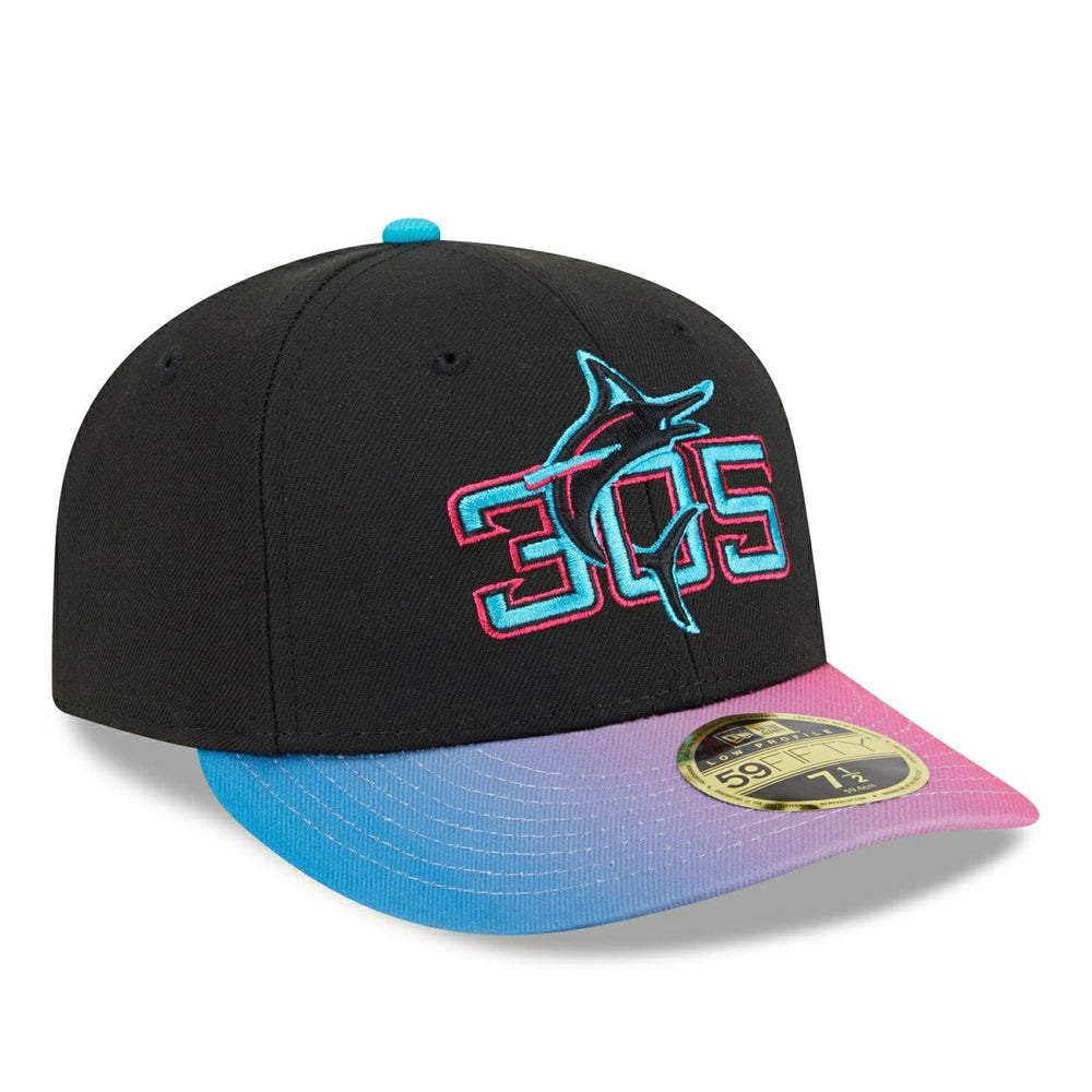 Miami Marlins MLB Authentic City Connect Low Profile 59FIFTY Fitted Cap Taass sale