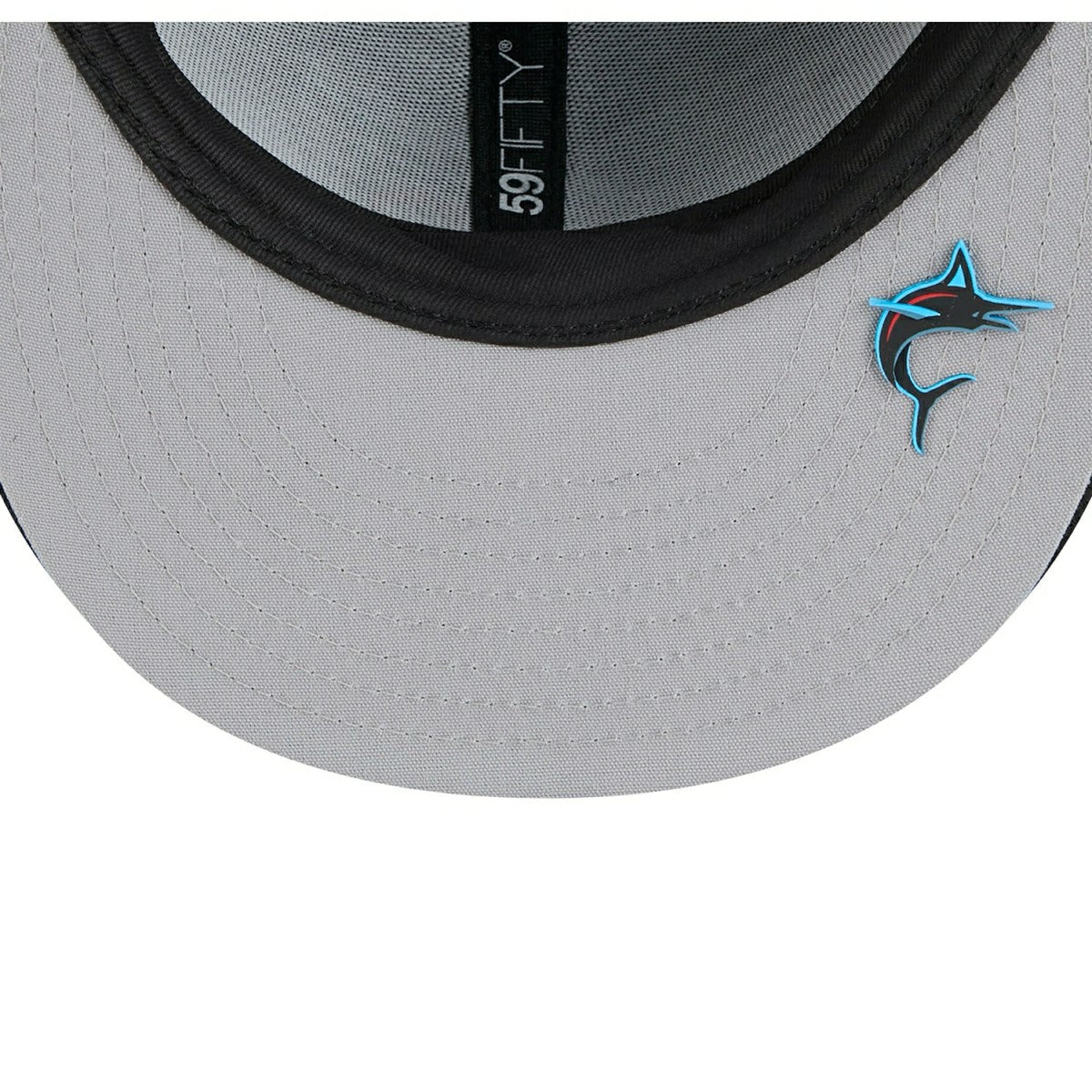 Miami Marlins 2025 MLB Clubhouse 59FIFTY Fitted Cap Black Taass US