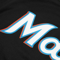Miami Marlins Nike Limited MLB Baseball Jersey Alternate Black Taass sale