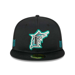 Florida Marlins 2024 MLB Clubhouse New Era 59FIFTY Fitted Cap Black Taass sale