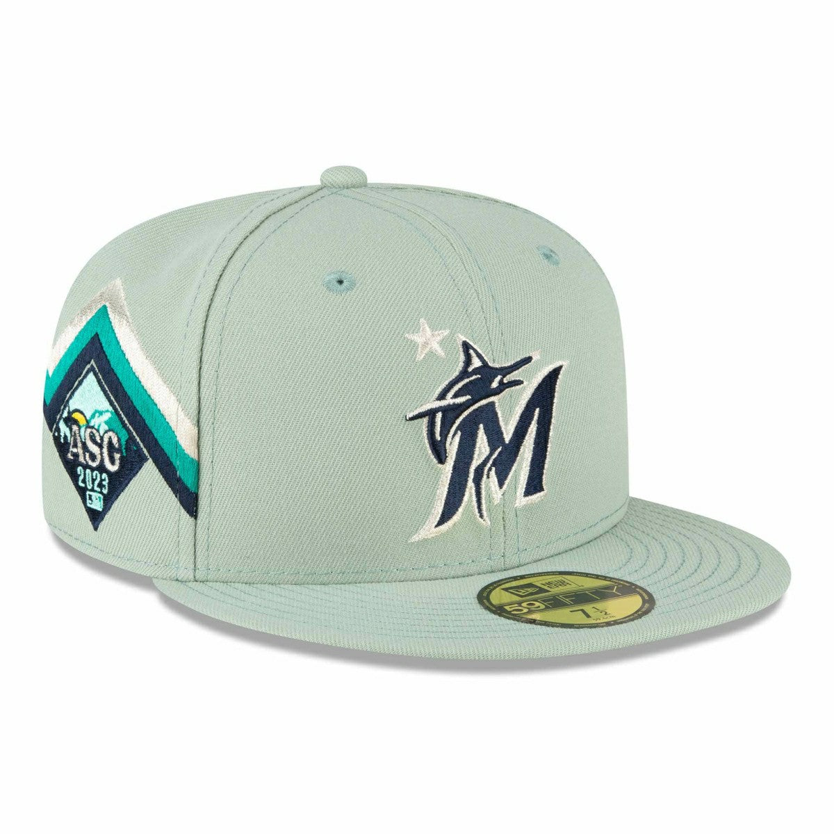 Miami Marlins Authentic 2023 MLB All-Star Game New Era 59FIFTY Cap Taass for sale