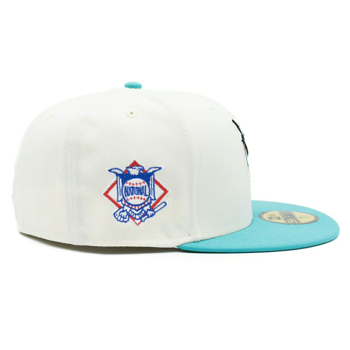 Florida Marlins League Patch Cooperstown New Era 59FIFTY Fitted MLB Cap Lifestyle