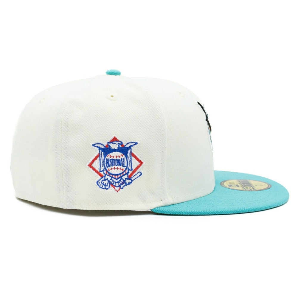 Florida Marlins League Patch Cooperstown New Era 59FIFTY Fitted MLB Cap Lifestyle