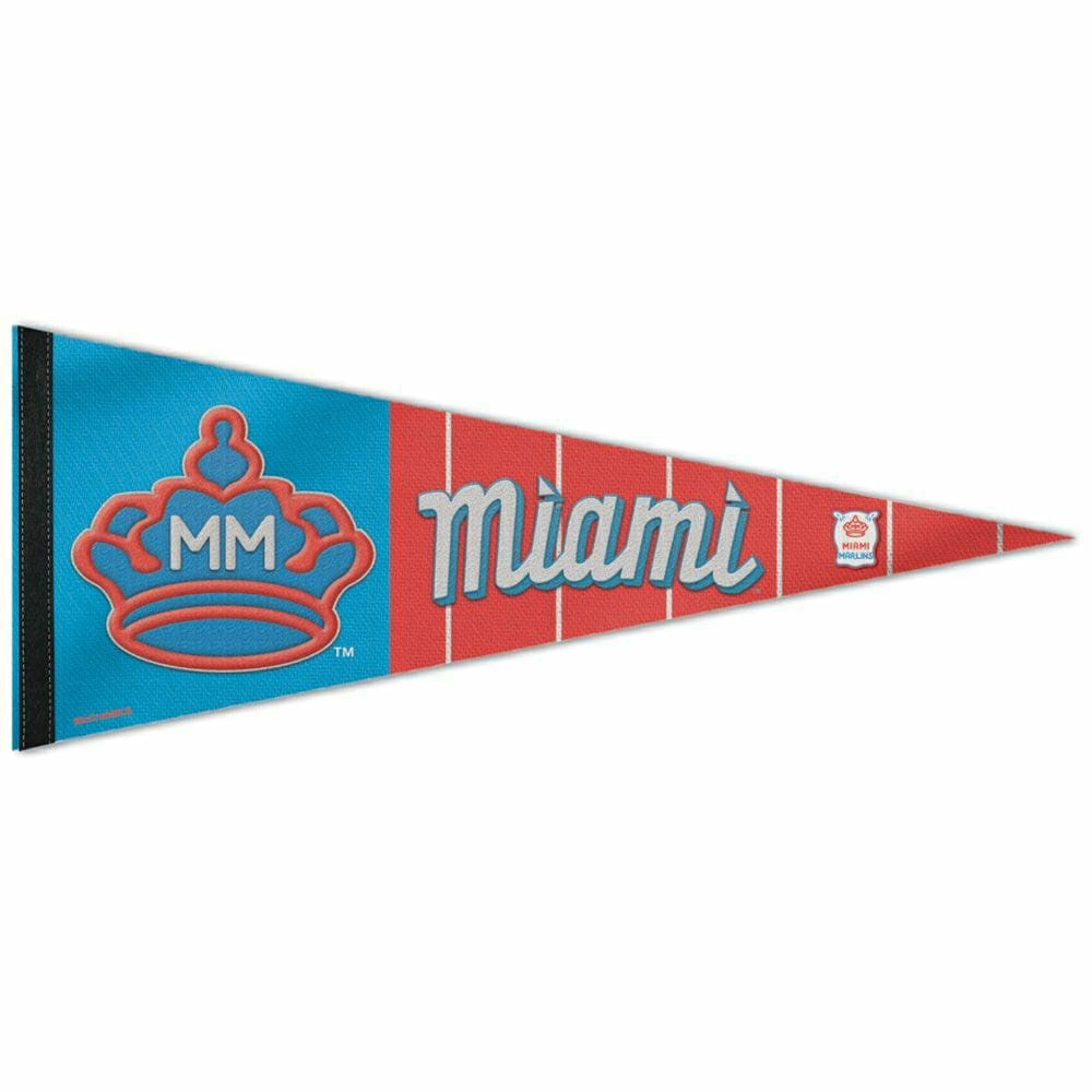 Miami Marlins City Connect WinCraft Premium MLB Pennant Taass sale