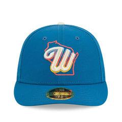 Milwaukee Brewers MLB Authentic City Connect Low Profile 59FIFTY Fitted Cap Blue Classic