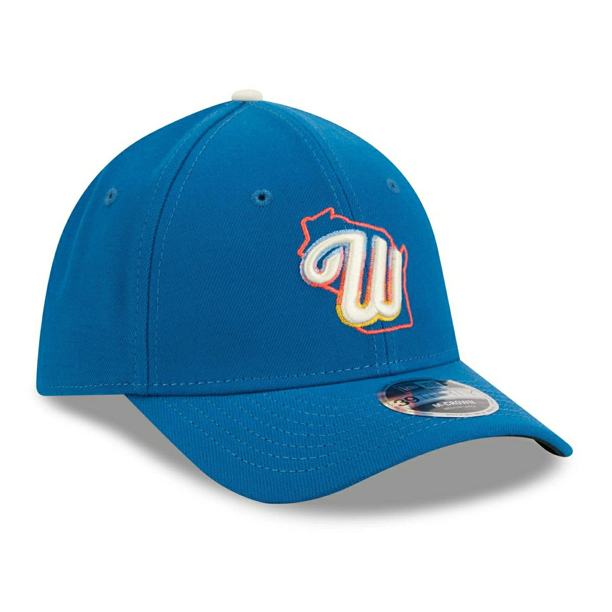 Milwaukee Brewers MLB City Connect 39THIRTY M-Crown Flex Cap Blue Taass sale