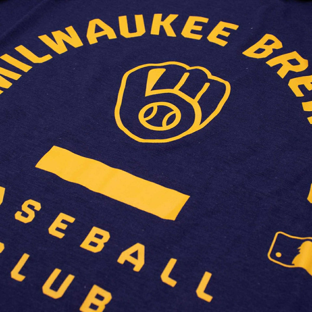 Milwaukee Brewers Early Work 2026 MLB Authentic Tri-Blend T-Shirt Navy Taass US