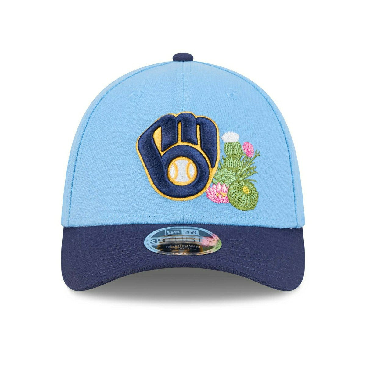 Milwaukee Brewers 2026 MLB Spring Training 39THIRTY M-Crown Flex Cap Blue Taass for sale