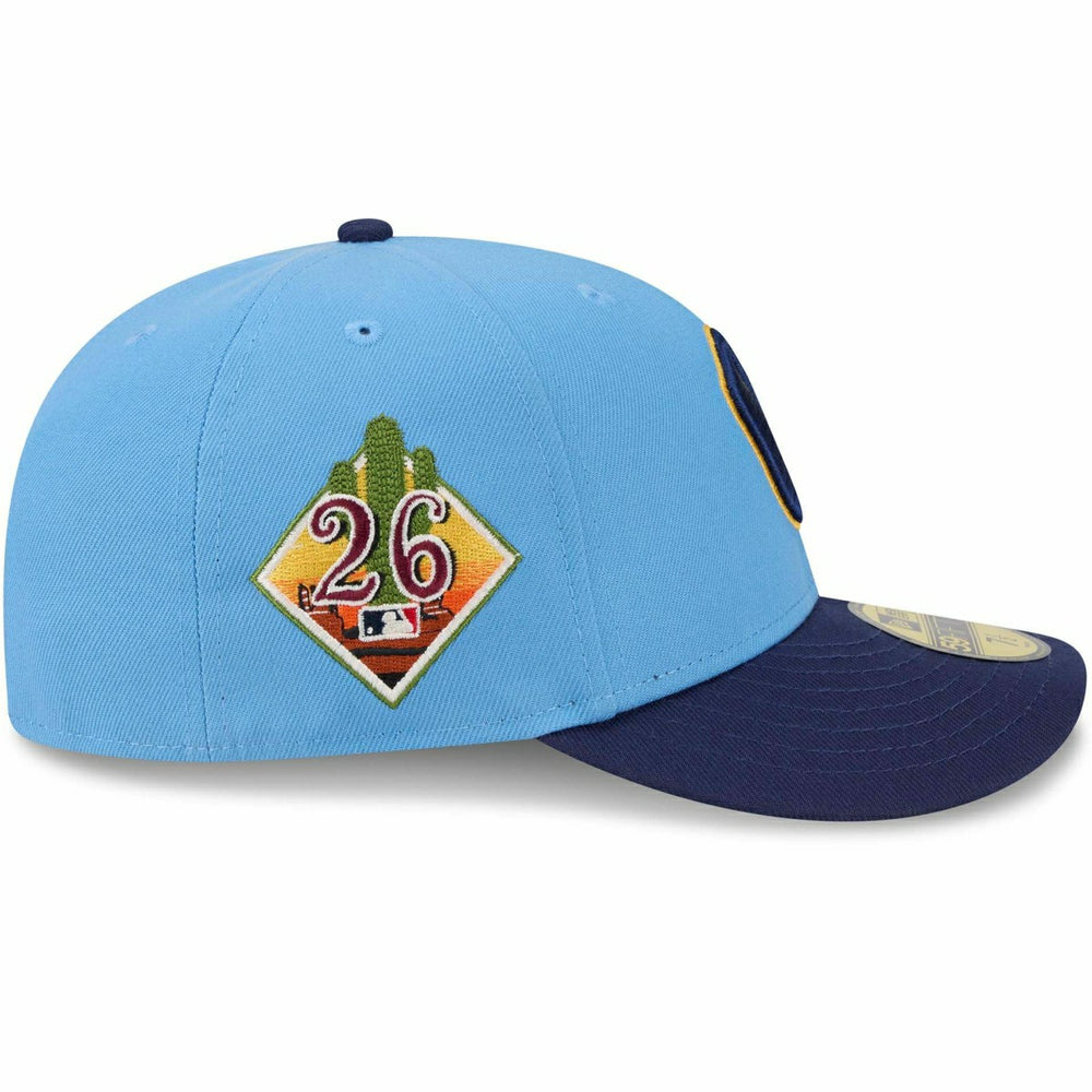 Milwaukee Brewers 2026 MLB Authentic Spring Training 59FIFTY Pre-Curved Cap Blue Fashion