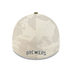 Milwaukee Brewers 2025 MLB Armed Forces New Era 39THIRTY Flex Cap Fashion