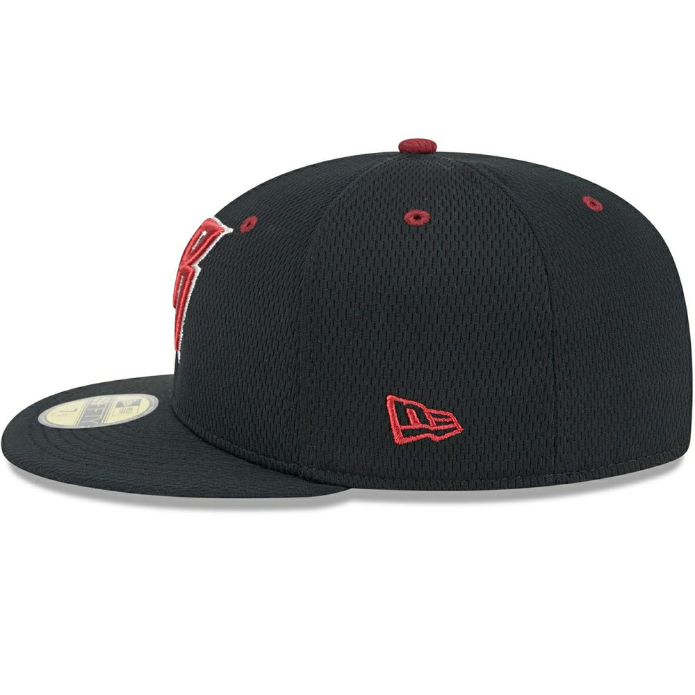 Wisconsin Timber Rattlers MiLB Batting Practice Authentic 59FIFTY Fitted Cap Black Lifestyle