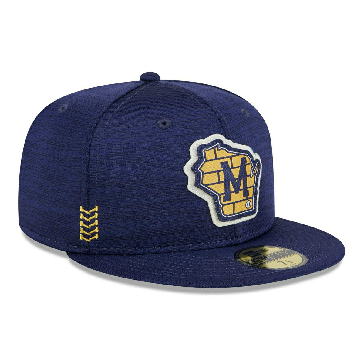 Milwaukee Brewers 2024 MLB Clubhouse New Era 59FIFTY Fitted Cap Navy Fashion