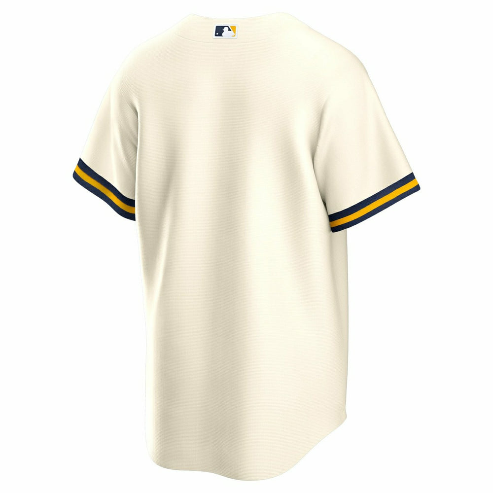 Milwaukee Brewers Nike MLB Home Jersey Cream Taass sale