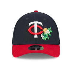 Minnesota Twins 2026 MLB Spring Training 39THIRTY M-Crown Flex Cap Navy Taass sale